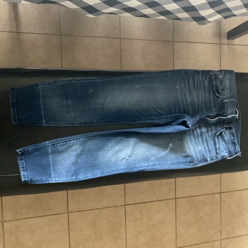 EXPRESS Ankle Mid Rise Jeans - Picture 5 of 9